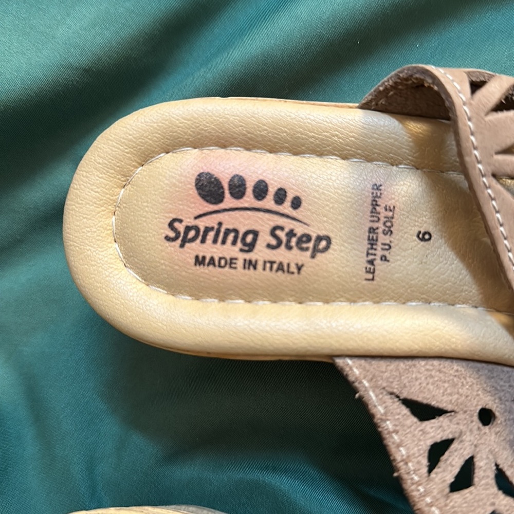Spring Step Wedged Sandal - Picture 3 of 4